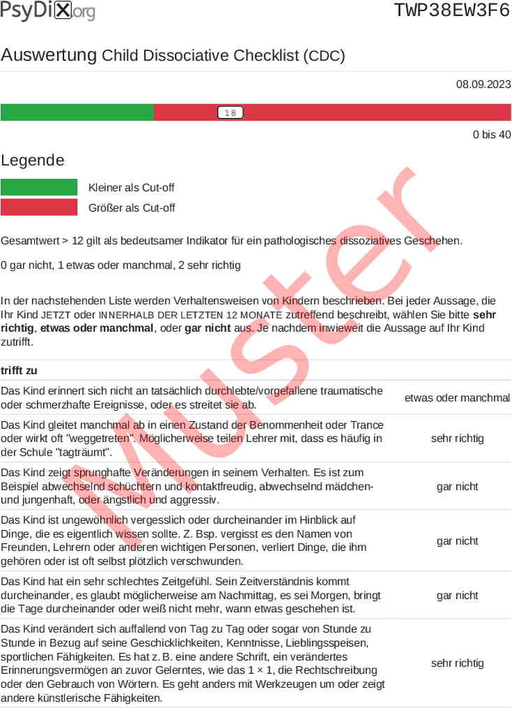 CDC-PDF-Auswertung