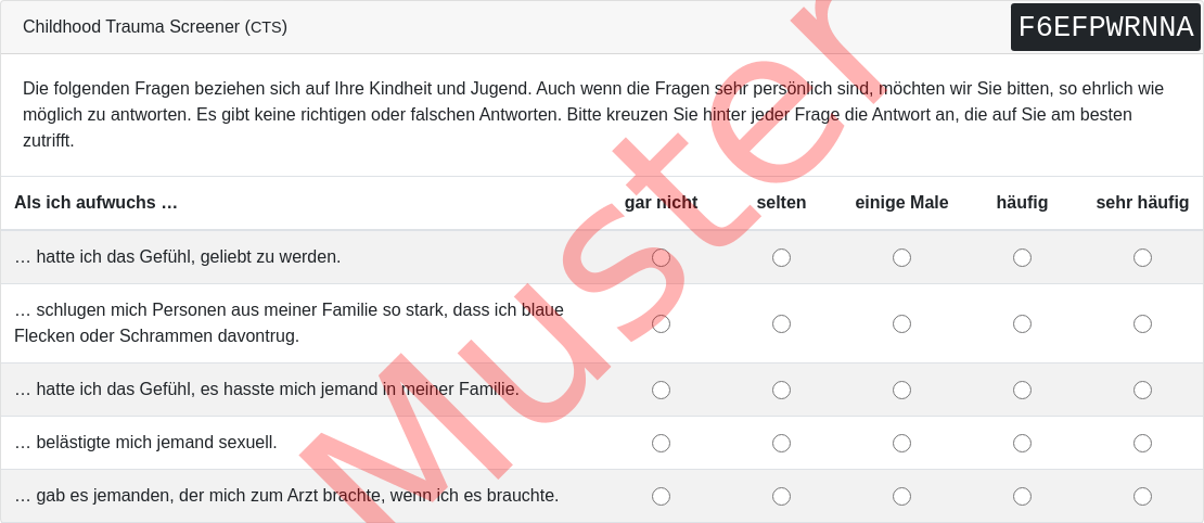 CTS-Fragebogen