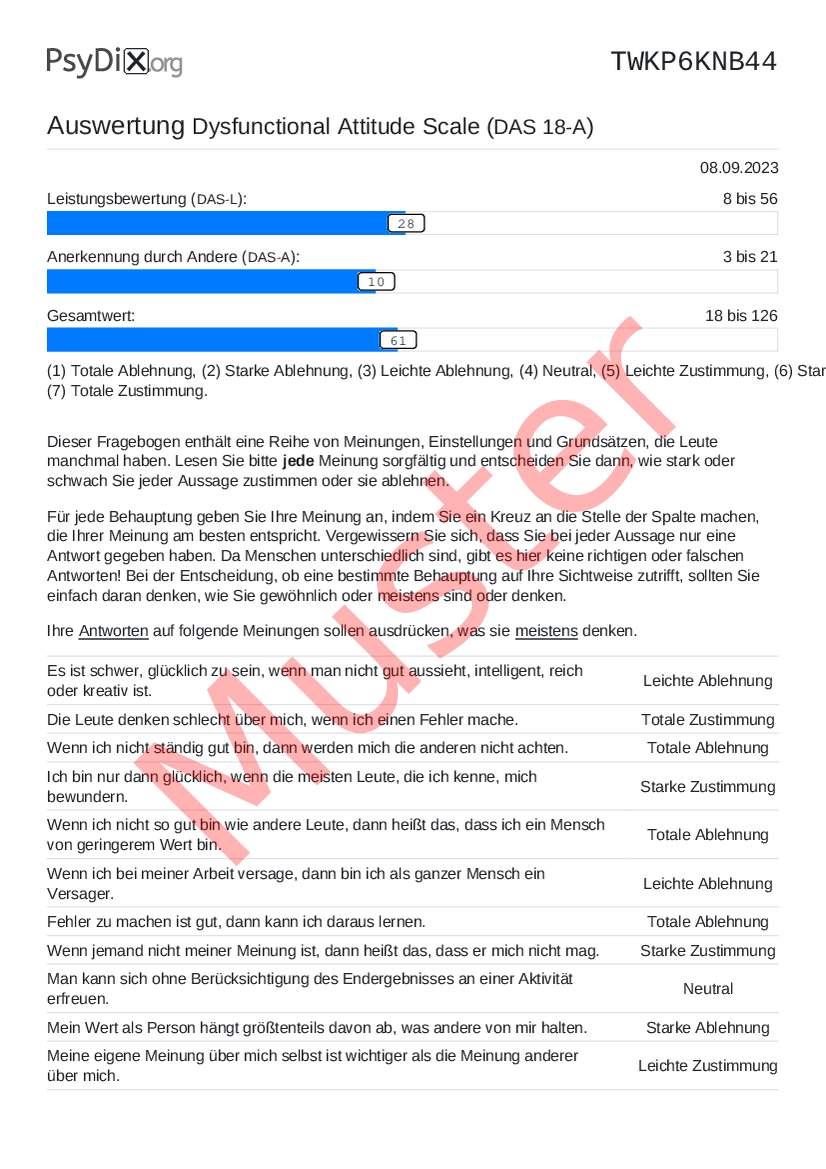 DAS 18-PDF-Auswertung