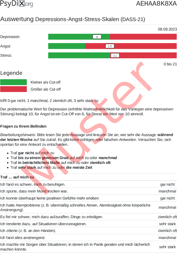 DASS-21-PDF-Auswertung