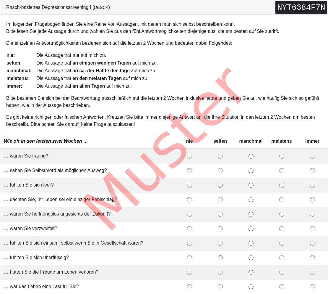 DESC-Fragebogen