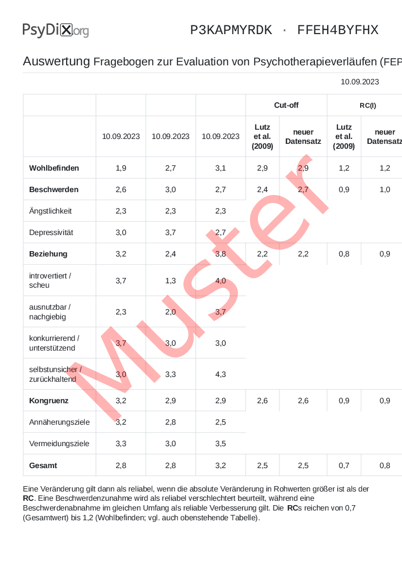 FEP-2-PDF-Auswertung