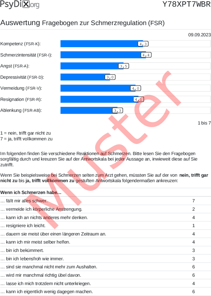 FSR-PDF-Auswertung