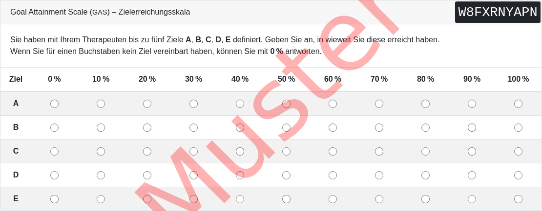 GAS-Fragebogen