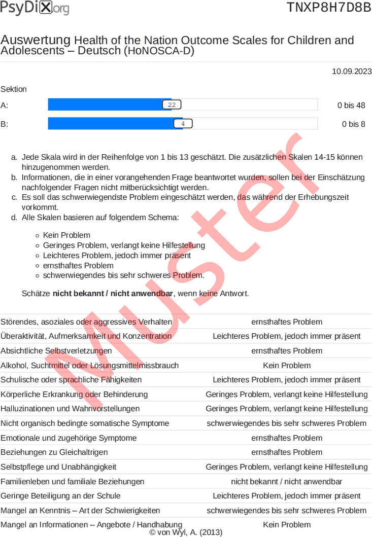 HONOSCA-D-PDF-Auswertung