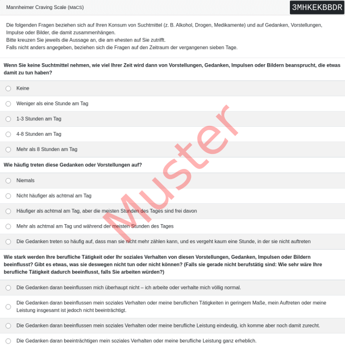 MaCS-Fragebogen
