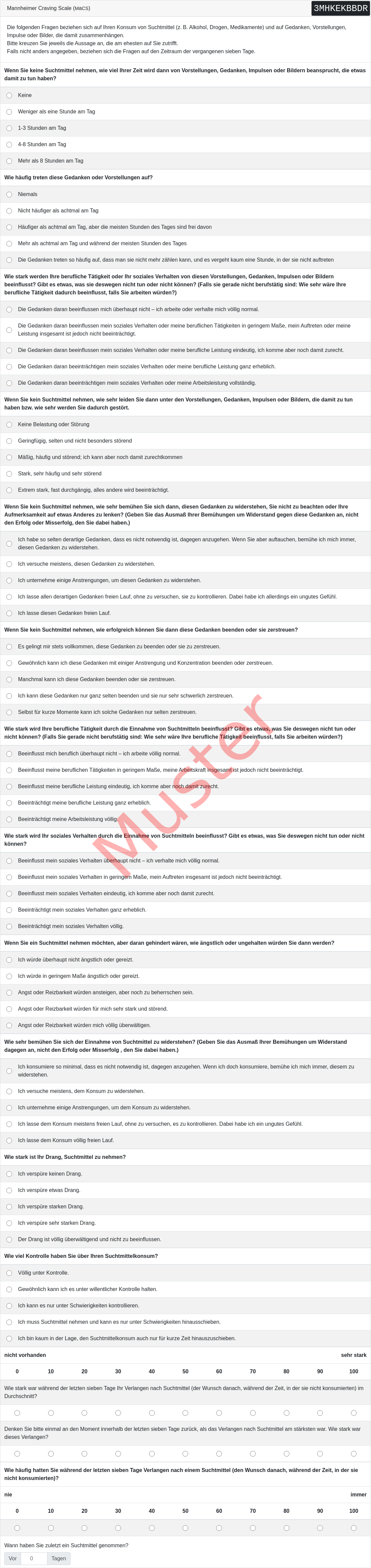MaCS-Fragebogen