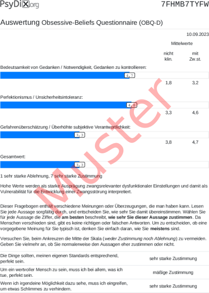 OBQ-D-Auswertung PDF Bildschirmfoto