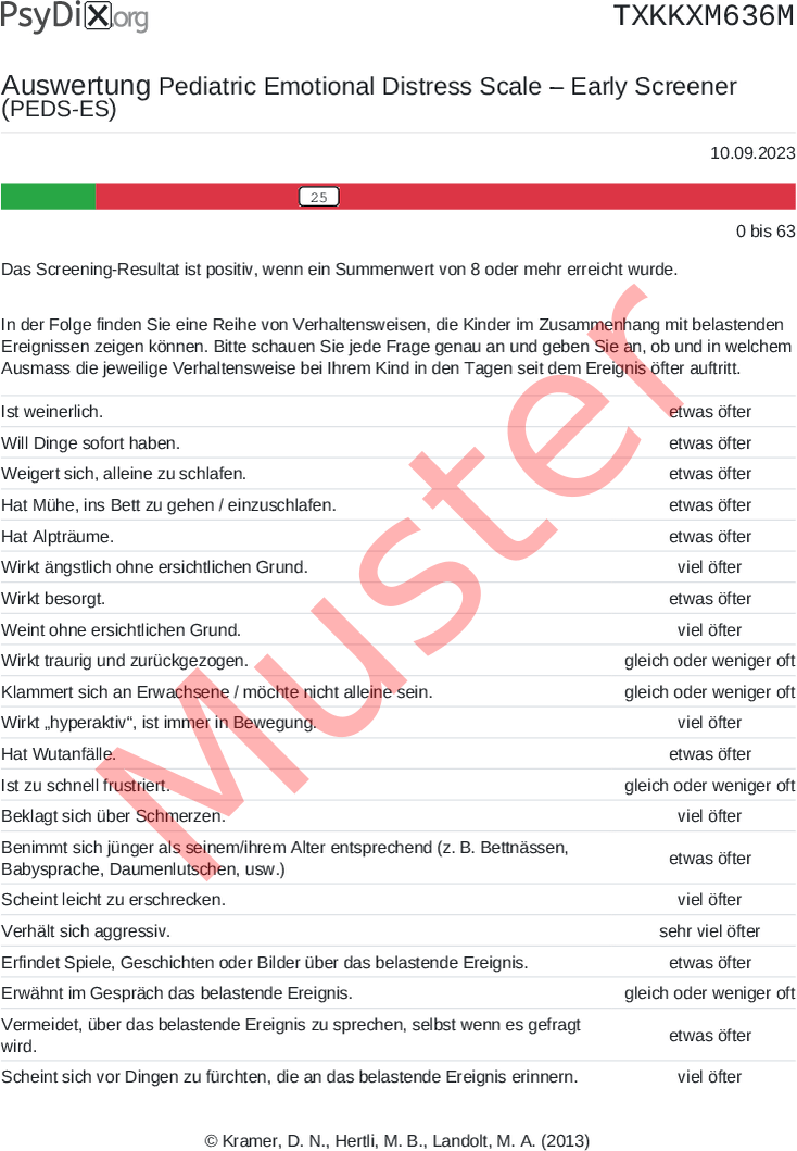 PEDS-ES-PDF-Auswertung