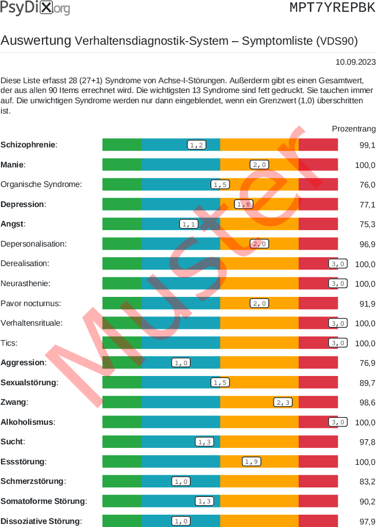 VDS90-PDF-Auswertung