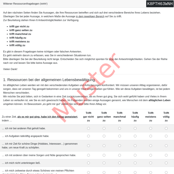 WIRF-Fragebogen