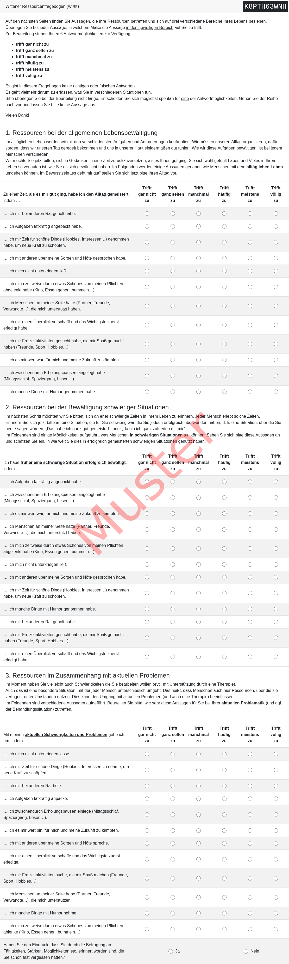 WIRF-Fragebogen